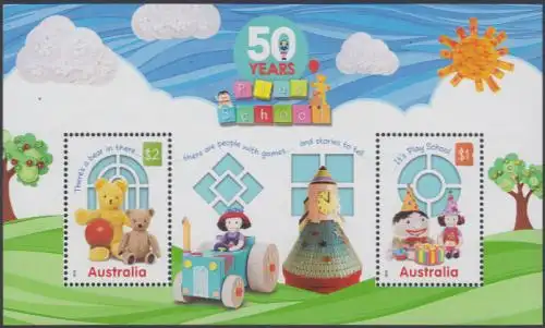 Australien MiNr. Block 347 Kinder-Fernsehsendung Play School