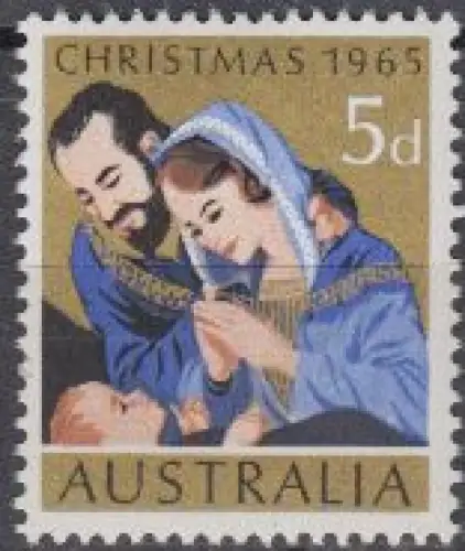 Australien Mi.Nr. 357 Weihnachten 1965, Heilige Familie (5)