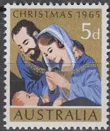 Australien Mi.Nr. 357 Weihnachten 1965, Heilige Familie (5)