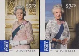 Australien MiNr. 4356-57 Elisabeth II, am längsten reg.brit.Monarchin (2 Werte)