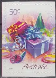 Australien Mi.Nr. 2432BA Grußmarke Geschenke, skl.  (50)