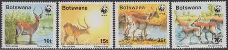 Botswana Mi.Nr. 431-34 Weltweiter Naturschutz, Roter Litschi (4 Werte)