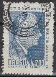 Brasilien Mi.Nr. 944 Staatsbesuch von Giovanni Gronchi (7,00)