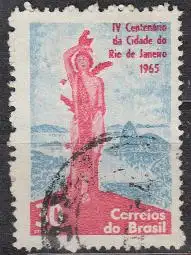 Brasilien Mi.Nr. 1072 400J. Rio,  Hl. Sebastian vor Bucht von Guanabara
 (30)