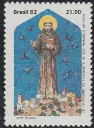 Brasilien Mi.Nr. 1909 Hl. Franz von Assisi (21,00)