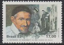 Brasilien Mi.Nr. 1894 Hl. Vinzenz von Paul (17,00)