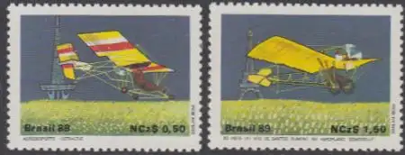 Brasilien Mi.Nr. 2310-11 Flugzeuge (2 Werte)