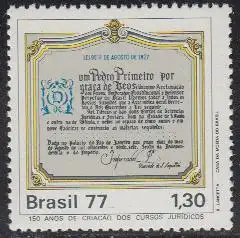 Brasilien Mi.Nr. 1610 150J. juristische Fakultäten Olinda und São Paulo (1,30)