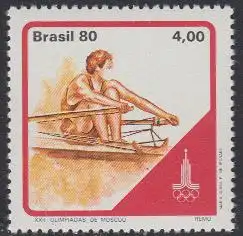 Brasilien Mi.Nr. 1778 Olymp. Sommerspiele Moskau, Rudern (4,00)