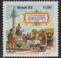 Brasilien Mi.Nr. 1900 Gründung von São Vicente (17,00)