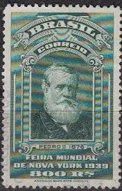 Brasilien Mi.Nr. 510 Weltausstellung New York, Kaiser Pedro II (800)