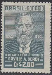 Brasilien Mi.Nr. 768 100.Geb. Orville A. Derby, Geologe (2,00)