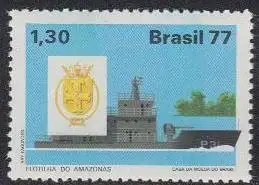 Brasilien Mi.Nr. 1634 Nat. Integration, Marine, Amazonas-Flottille  (1,30)