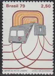 Brasilien Mi.Nr. 1695 Metro in Rio de Janeiro (2,50)