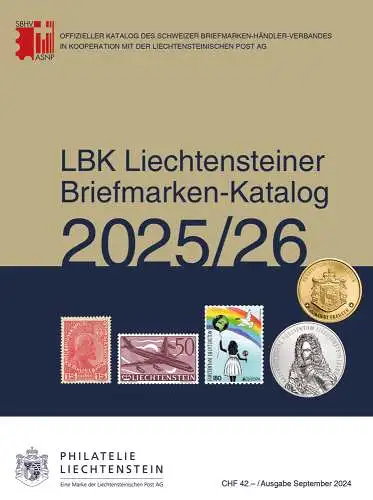 LBK Liechtensteiner Briefmarken-Katalog 2025/2026