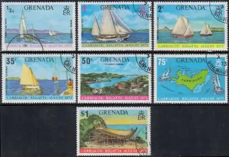 Grenada Mi.Nr. 525-31 Carriaacou-Segelregatta (7 Werte)