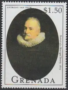 Grenada Mi.Nr. 4103 400.Geb. van Dyck, Gemälde Porträt siebzigjähr.Mannes (1,50)