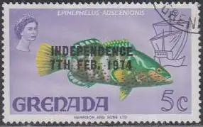 Grenada MiNr. 558 Tag der Unabhängigkeit, Barsch (5)