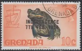 Grenada MiNr. 560 Tag der Unabhängigkeit, Kröte (10)