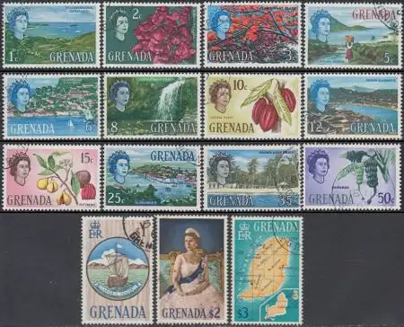 Grenada Mi.Nr. 202-16 Freim. (15 Werte)