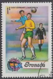 Grenada MiNr. 575 Fußball-WM 1974, DDR-Australien (1)