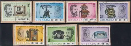 Grenada-Grenadinen Mi.Nr. 209-15 100J.Telefon, A.Graham Bell (7 Werte)