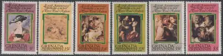 Grenada-Grenadinen Mi.Nr. 278-83 400.Geb,Peter Paul Rubens (6 Werte)