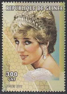 Guinea Mi.Nr. 1691 Tod von Prinzessin Diana, Diana nach links gewandt (300)