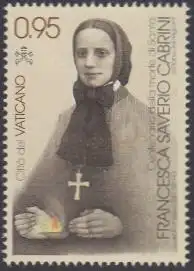 Vatikan MiNr. 1906 Franziska Xaviera Cabrini (0,95)