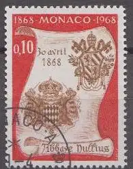 Monaco Mi.Nr. 891 100 Jahre Abtei Monaco, Wappen und Staatswappen (0,10)