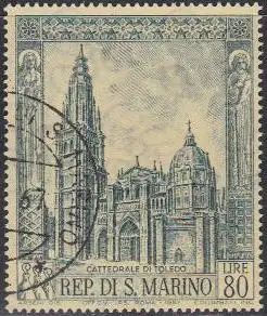 San Marino Mi.Nr. 899 Gotische Kathedralen, Kathedrale von Toledo (80)