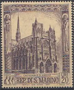 San Marino Mi.Nr. 897 Gotische Kathedralen, Notre Dame in Amiens (20)