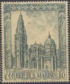 San Marino Mi.Nr. 899 Gotische Kathedralen, Kathedrale von Toledo (80)