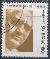 San Marino Mi.Nr. 1271 Sir Alexander Fleming, brit. Bakteriologe (150L)