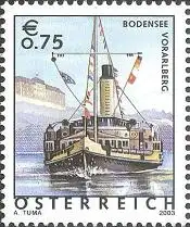 Österreich Mi.Nr. 2416 Freim. Ferienland Österr. Raddampfer Hohentwiel (0,75)