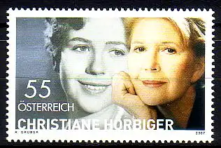 Österreich Mi.Nr. 2690 Christiane Hörbiger, Schauspielerin (55)