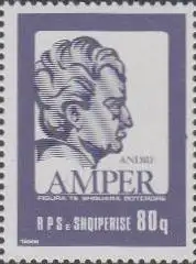 Albanien Mi.Nr. 2293 Persönlichkeiten, André Marie Ampère (80)