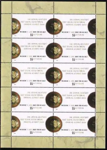 D,Bund Mi.Nr. Klbg.2711 Dienst am Nächsten, Miserior + Brot f d Welt (m.10x2711)