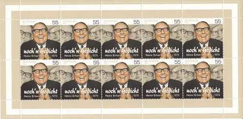 D,Bund Mi.Nr. 2721 Heinz Erhardt, Schauspieler und Humorist (Klbg.)