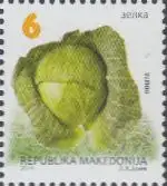 Makedonien Mi.Nr. 708 Freim. Gemüse, Weißkohl (6)