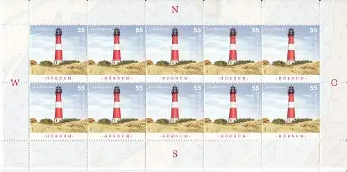 D,Bund Mi.Nr. 2613 Leuchttürme: Hörnum, Insel Sylt