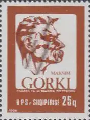 Albanien Mi.Nr. 2292 Persönlichkeiten, Maxim Gorkij (25)