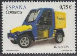 Spanien Mi.Nr. 4781 Europa 13, Postfahrzeuge, Elektro-Kleinwagen (0,75)