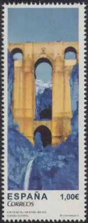 Spanien Mi.Nr. 4796 Span.Brücken, Puente Nuevo ü.Schlucht El Tajo (1,00)