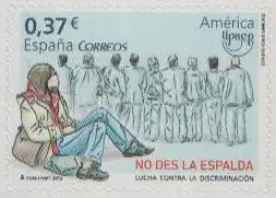 Spanien Mi.Nr. 4819 Amerika, Kampf gegen Diskrominierung, skl. (0,37)