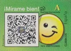 Spanien Mi.Nr. 4874 ICT, QR-Code, Emoticon Smiley, skl. (A)