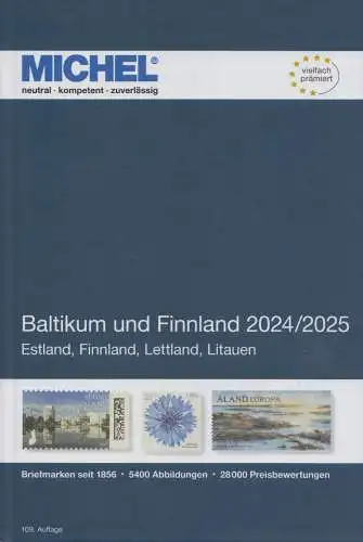 Michel Europa Katalog Band 11 - Baltikum und Finnland 2024/2025, 109. Auflage