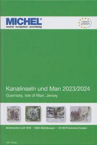 Michel Europa Katalog Band 14 - Kanalinseln und Man 2023/2024, 108. Auflage