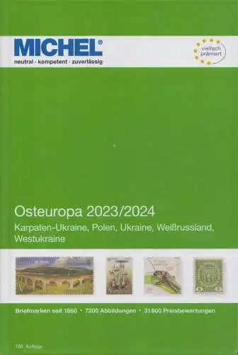 Michel Europa Katalog Band 15 - Osteuropa 2023/2024, 108. Auflage