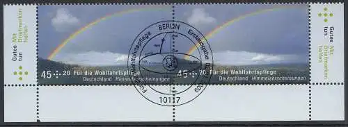 D,Bund Mi.Nr. 2707 Wohlfahrt, Himmelserscheinungen, Regenbogen (45+20)